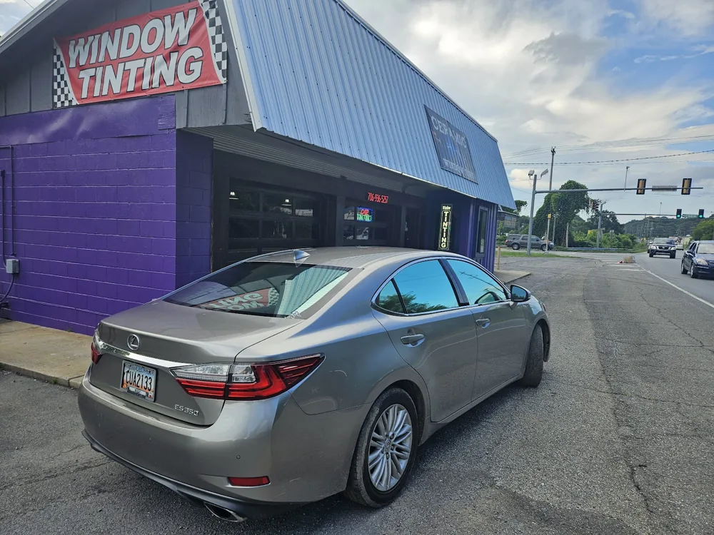 Tint install work at at VIP Window Tinting